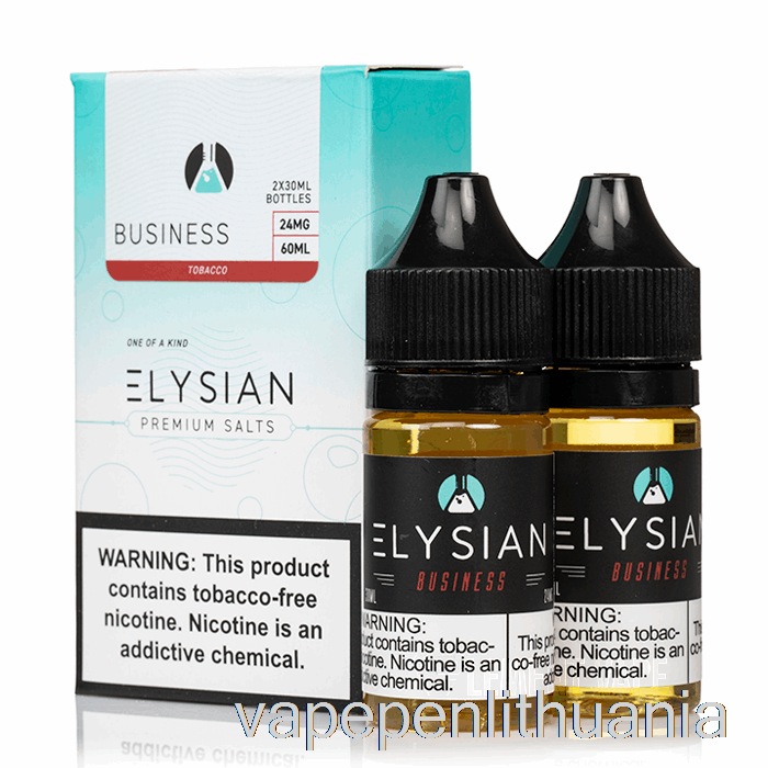 Verslas - Eliziejaus Druskos - 60ml 12mg Vape Skystis
